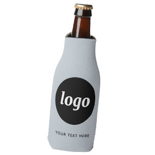 Enfriador De Botellas Texto de logotipo sencillo Empresarial Polvo promo