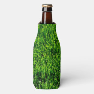 Enfriador De Botellas Textura de la hierba verde de un campo de fútbol