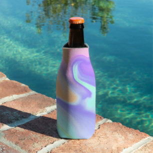 Enfriador De Botellas Tie Dye Swirl Pastel Groovy