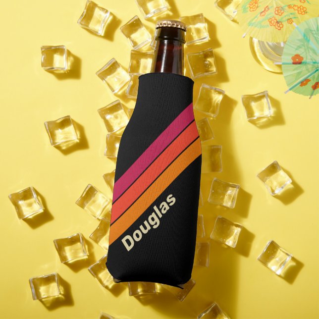 Enfriador De Botellas Tiras retro VHS con nombre (Verano in situ)