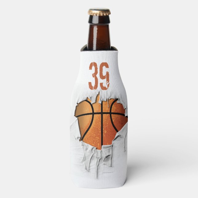 Enfriador De Botellas Torn Basketball (Frente de la botella)