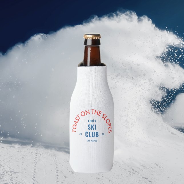 Enfriador De Botellas Tostada en las pistas Club Après Ski Rojo y Azul (Subido por el creador)