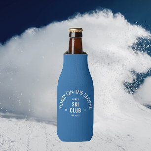Enfriador De Botellas Tostada en las pistas Club Après Ski Sky Blue