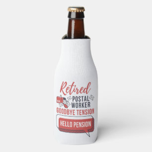 Enfriador De Botellas Trabajador Postal Jubilado Repartidor de Correo No