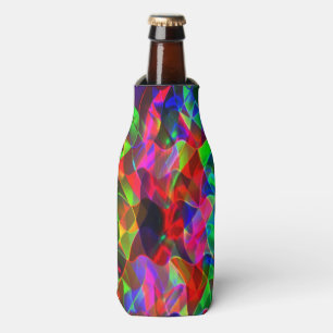 Enfriador De Botellas Triángulos curvados coloridos o ondulaciones color
