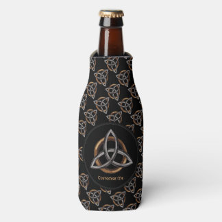 Enfriador De Botellas Triquetra (Marrón/Plata)