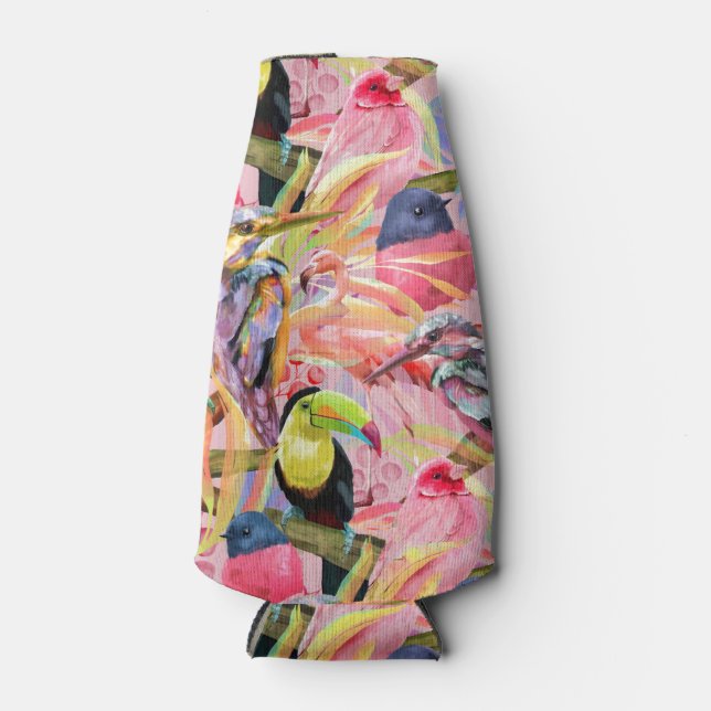 Enfriador De Botellas Tropical Birds (Anverso)