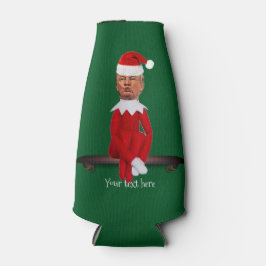 Enfriador De Botellas Trump como elfo Navidad