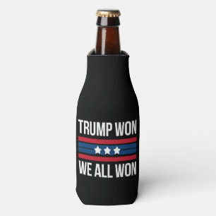 Enfriador De Botellas Trump ganó la bandera de Estados Unidos ganada por