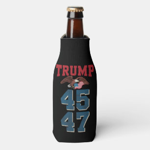 Enfriador De Botellas Trump Patriótico ganó las victorias 45 y 47