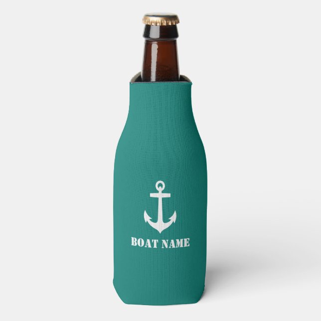 Enfriador De Botellas Tu Nombra De Barco Naval (Frente de la botella)