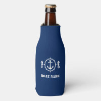 Tu nombre de barco caballito de mar Anchor Navy Bl