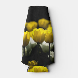 Enfriador De Botellas Tulipanes Amarillo Y Blanco