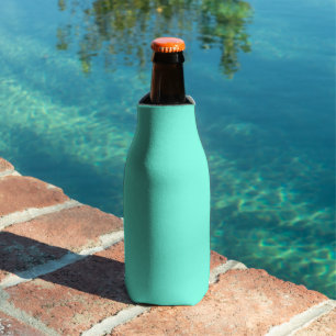 Enfriador De Botellas Turquesa azul verde aguamarina color sólido