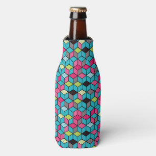Enfriador De Botellas Turquesa y modelo rosado del cubo