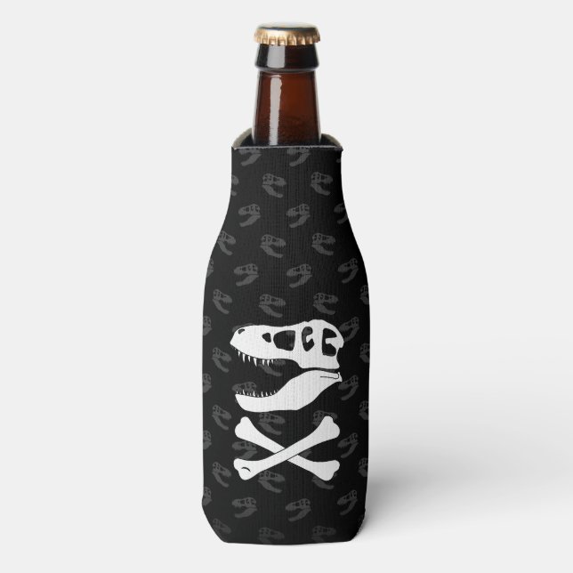 Enfriador De Botellas Tyrannosaurus Rex Jolly Roger (Frente de la botella)