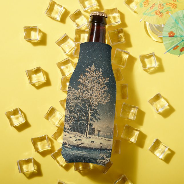 Enfriador De Botellas Un día de invierno sobre el río Sumida en Japón (Verano in situ)