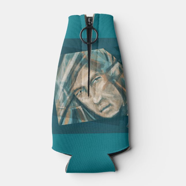 Enfriador De Botellas Un elfo verde desafiante (Reverso)