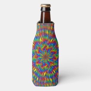 Enfriador De Botellas Un teñido anudado floral