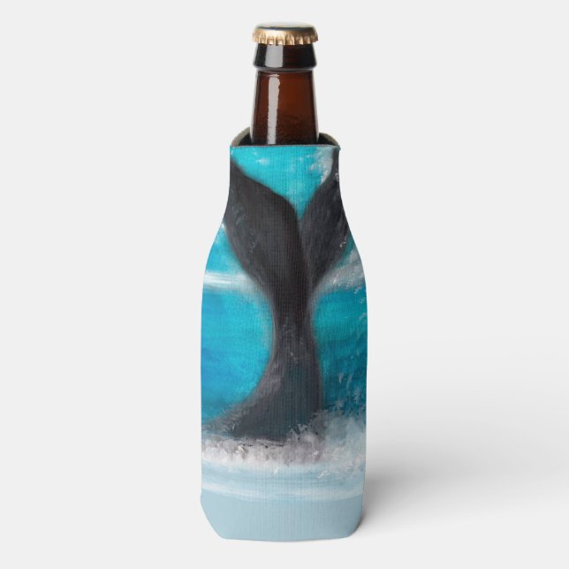 Enfriador De Botellas Una cola de ballena (Frente de la botella)