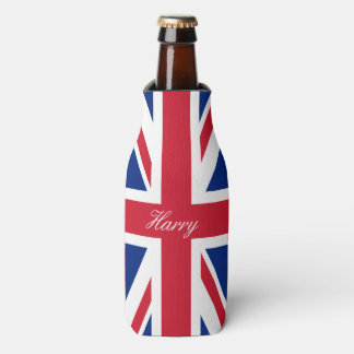 Enfriador De Botellas Unión del Reino Unido Jack Bandera Británica Perso