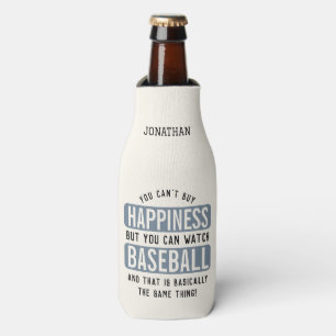 Enfriador De Botellas Ver el béisbol es felicidad es divertido el béisbo
