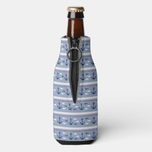 Enfriador De Botellas Verano náutico azul