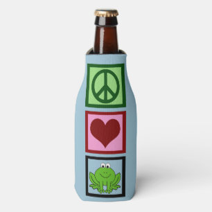Enfriador De Botellas Verde de rana cuta
