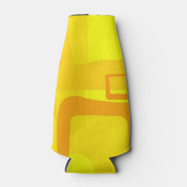 Enfriador De Botellas Vibrant Sunshine Flow – Modern Abstract Art Shapes