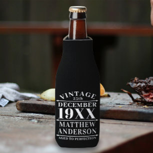Enfriador De Botellas Viñeta personalizada de edad avanzada