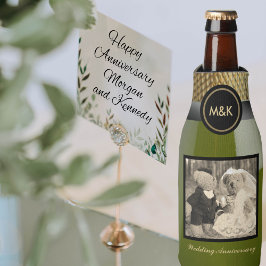 Enfriador De Botellas Vino con chispa mini para aniversario de bodas