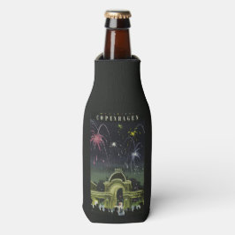 Enfriador De Botellas Vintage Copenhagen Dinamarca personalizado refrige