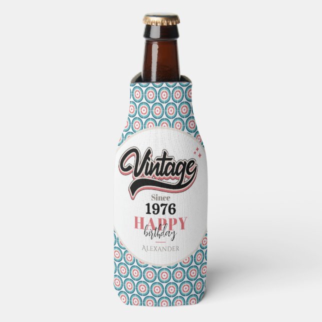 Enfriador De Botellas Vintage desde 1976 (Frente de la botella)