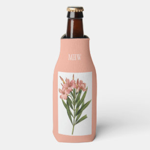 Enfriador De Botellas Vintage Flowers personalizado monograma refrigerad