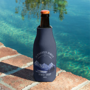 Enfriador De Botellas Vintage Mountain Sunset lago al aire libre Retreat