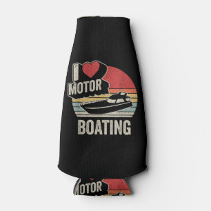 Enfriador De Botellas Vintage Retro Me Encanta El Motor De Barco Diverti