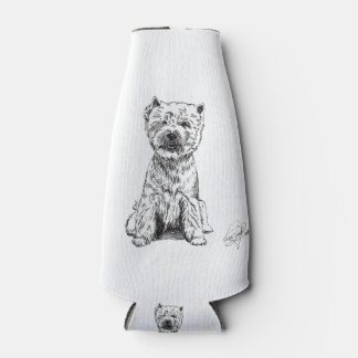 ENFRIADOR DE BOTELLAS WEST HIGHLAND WHITE TERRIER. "WESTY" 