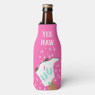 Enfriador De Botellas Yee Haw Rodeo Occidental Boots Rosa