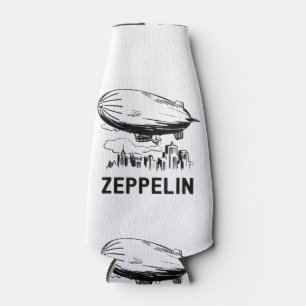 Enfriador De Botellas Zepelín Retro Vintage - Boceto de Dirigible
