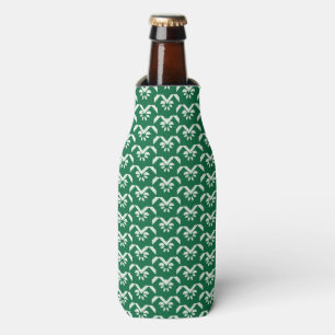 Enfriador De Botellas Zigzag floral verde