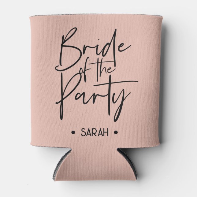 Enfriador de lata para la novia de la fiesta perso (Anverso)