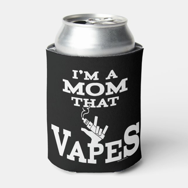 Enfriador De Latas Ω VAPE | Mamá que viola por VapeGoat™ (Lata Anverso)