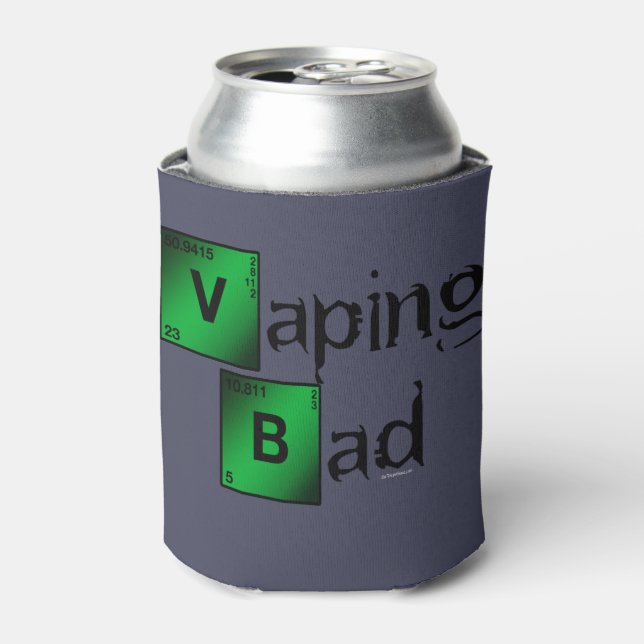 Enfriador De Latas Ω VAPE | Vaping Bad by VapeGoat™ (Lata Anverso)