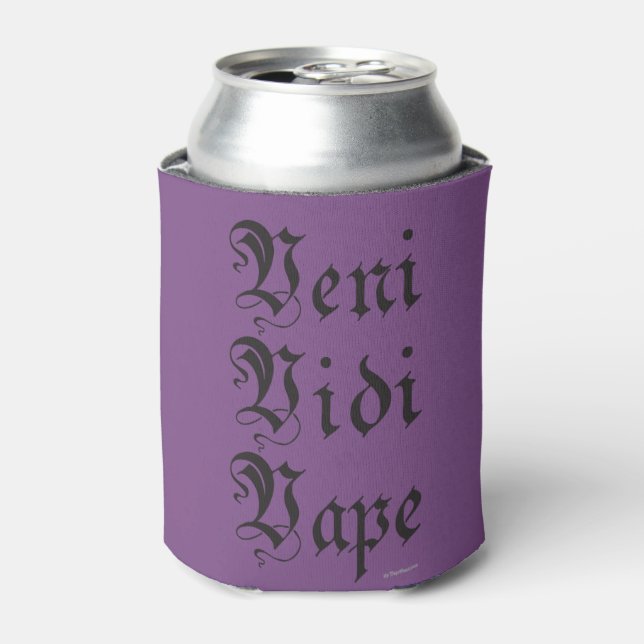 Enfriador De Latas Ω VAPE | Veni Vidi Vape por VapeGoat™ (Lata Anverso)