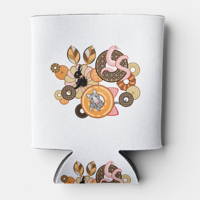 Enfriador De Latas 動物とドーナッツ（リメイク）／Animal and doughnut (Remake) (Anverso)