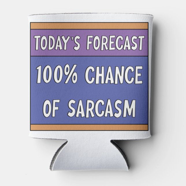 Enfriador De Latas 100% de posibilidades de sarcasmo (Anverso)