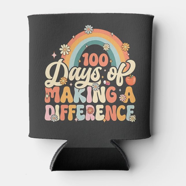 Enfriador De Latas 100 días de diferencia en la enseñanza del arcoiri (Anverso)