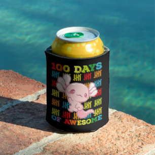 Enfriador De Latas 100 Días De Increíble Axolotl 100º Día De Escuela
