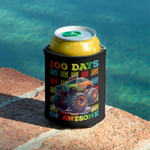 Enfriador De Latas 100 Días De Un Camión Monstruo Impresionante Escue