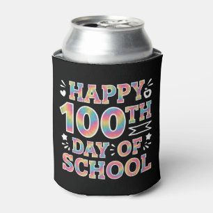 Enfriador De Latas 100 días felices del Día del Arco Escolar 100 días